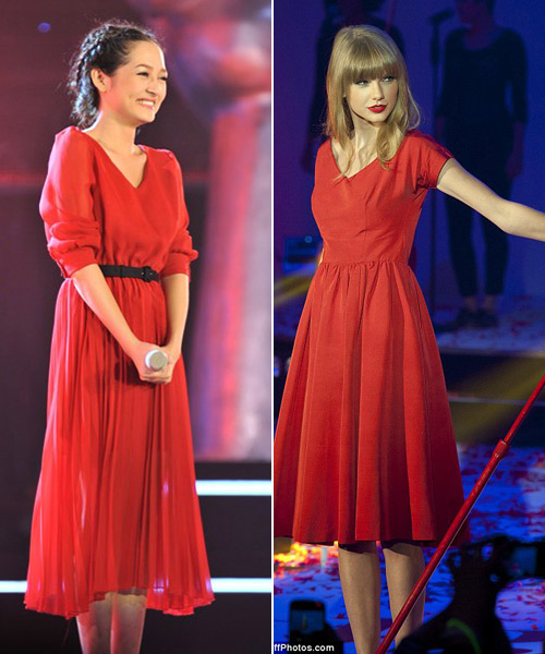 Style thời trang của Taylor Swift được sao Việt mến mộ