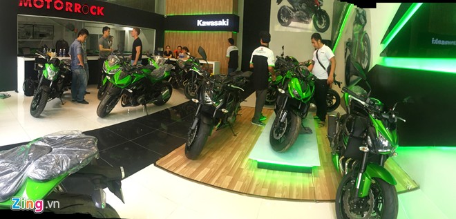Ngắm 18 môtô chính hãng của Kawasaki ở Việt Nam