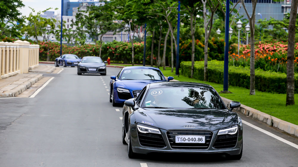 Dàn xe sang Audi đã đổ bộ lên đảo Phú Quốc