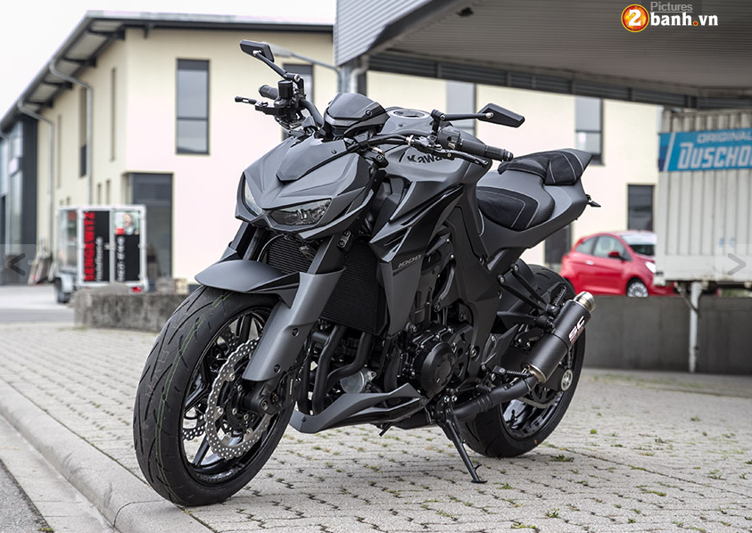 Hình ảnh Kawasaki Z1000 2015 độ siêu ngầu với phiên bản Matt Black
