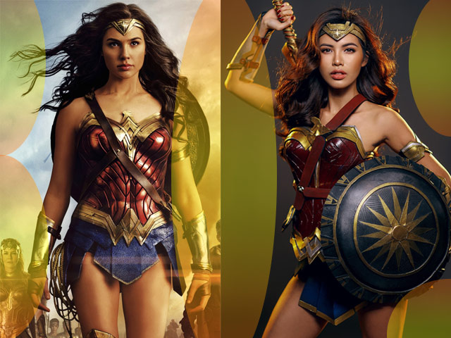 Minh Tú cosplay “nữ thần” Wonder Woman 
