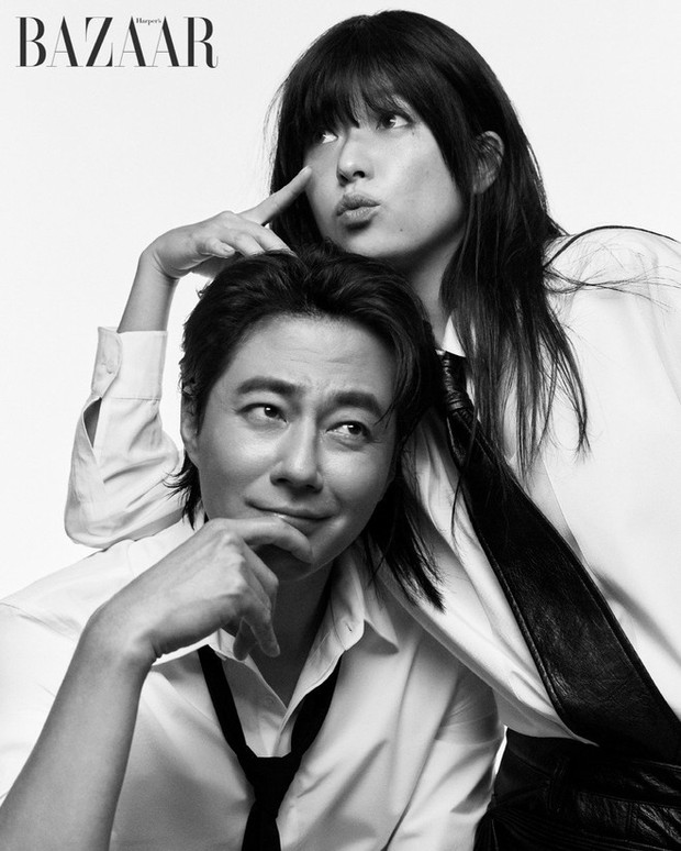 Jo In Sung và Han Hyo Joo tình tứ trên tạp chí Harper‘s Bazaar