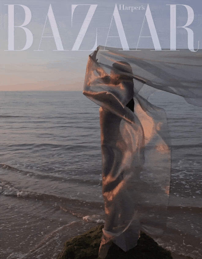 Thư Kỳ khoe dáng cực gợi cảm trên tạp chí Harper‘s Bazaar